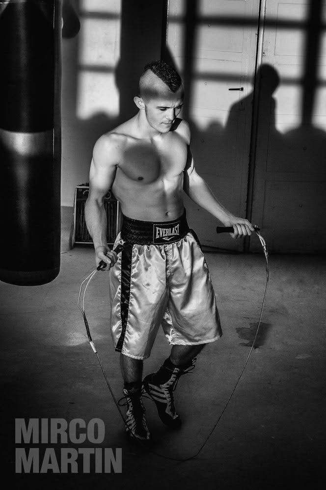 Sportporträt Boxer, mit Mirco Martin